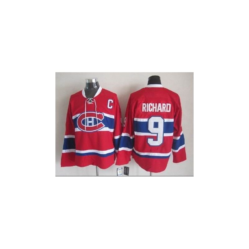 Cheap Maurice Richard Canadiens Jersey From China Throwback #9