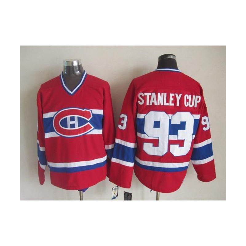 Cheap STANLEYCUP Canadiens Jersey From China Throwback #93