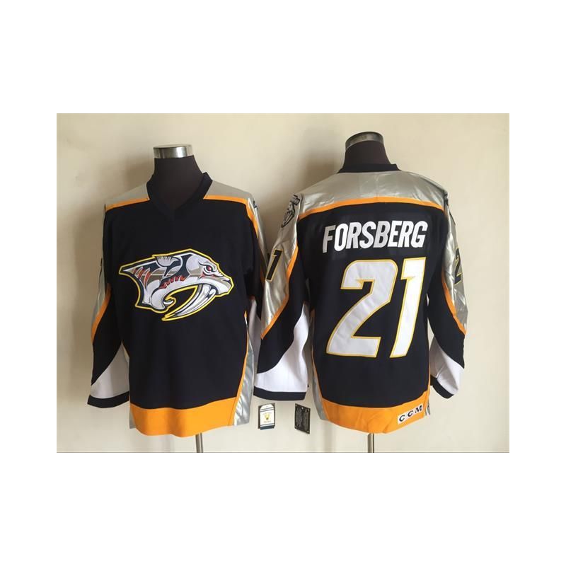 Cheap Filip Forsberg Predators Jersey From China Throwback #21