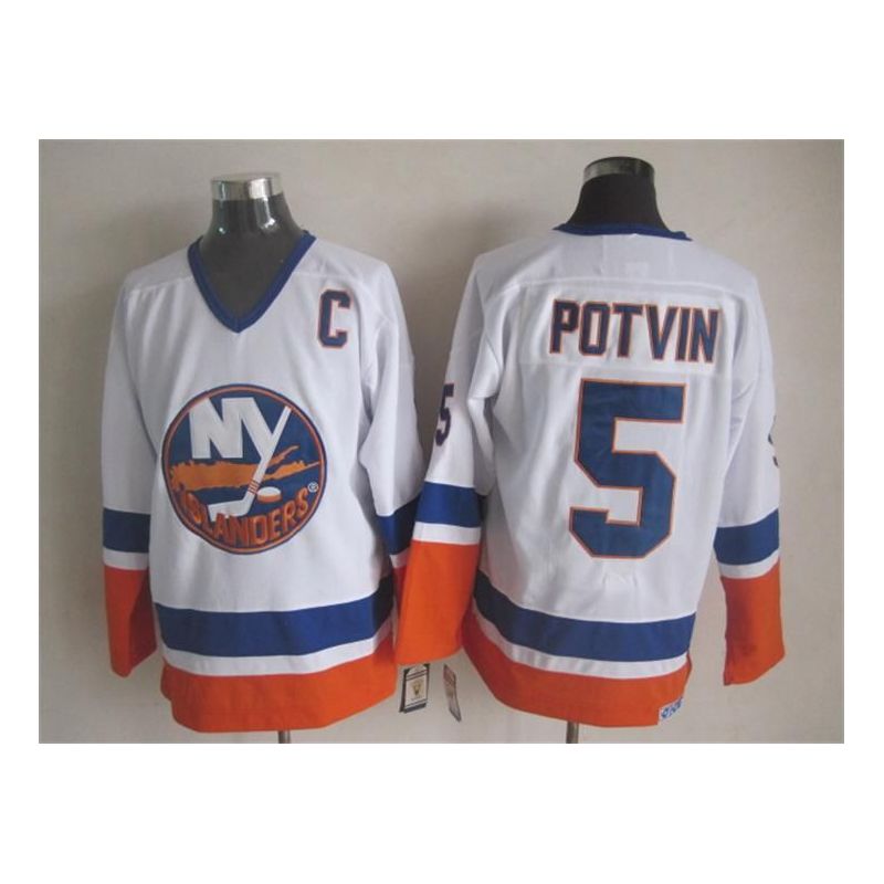 Cheap Denis Potvin Islanders Jersey From China Throwback #5