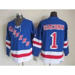 Cheap Eddie Giacomin Rangers Jersey From China Throwback #1