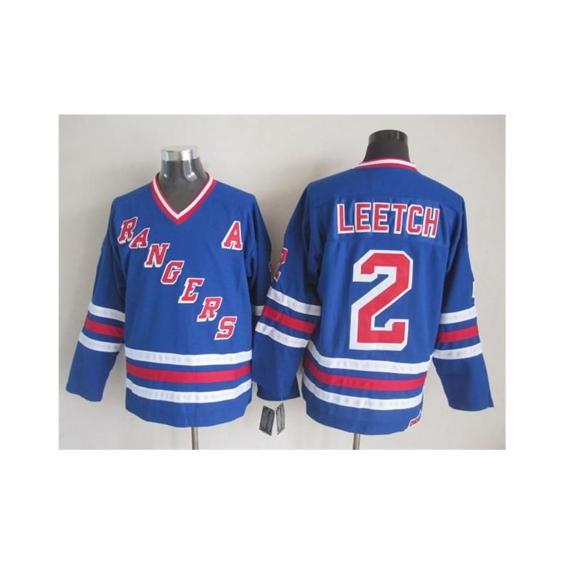 Cheap Brian Leetch Rangers Jersey From China Throwback #2