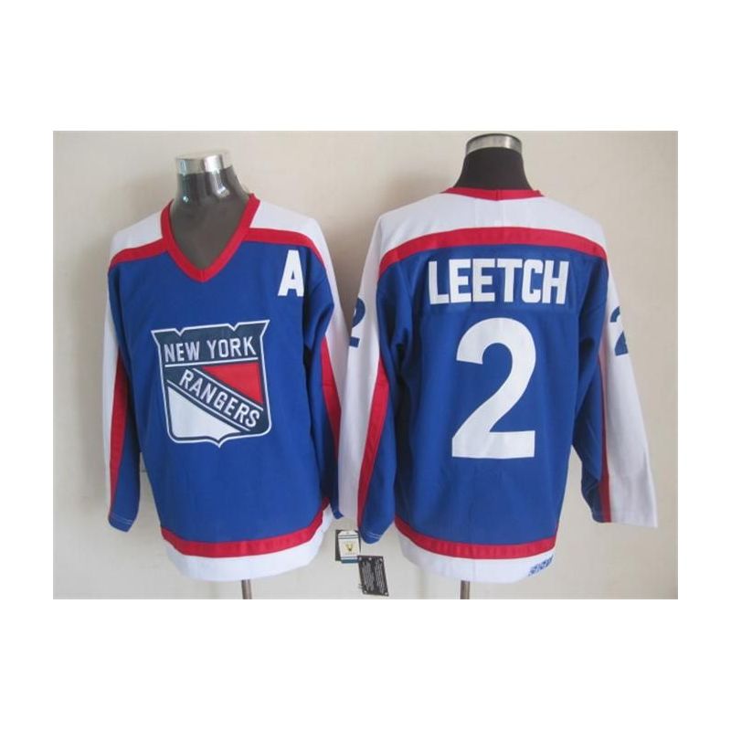 Cheap Brian Leetch Rangers Jersey From China Throwback #2