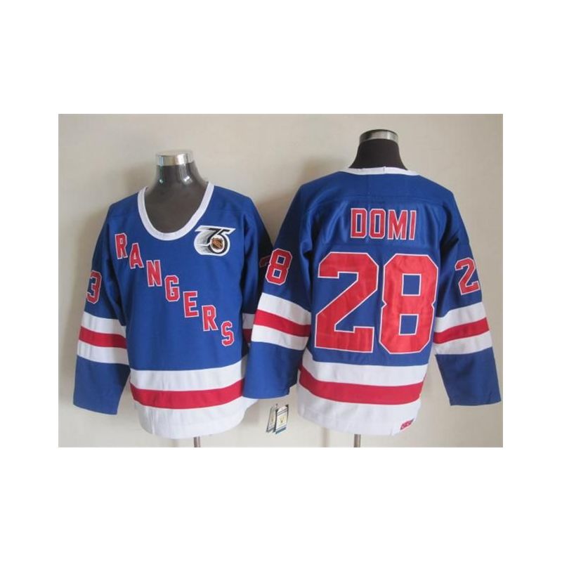 Cheap Tie Domi Rangers Jersey From China Throwback #28