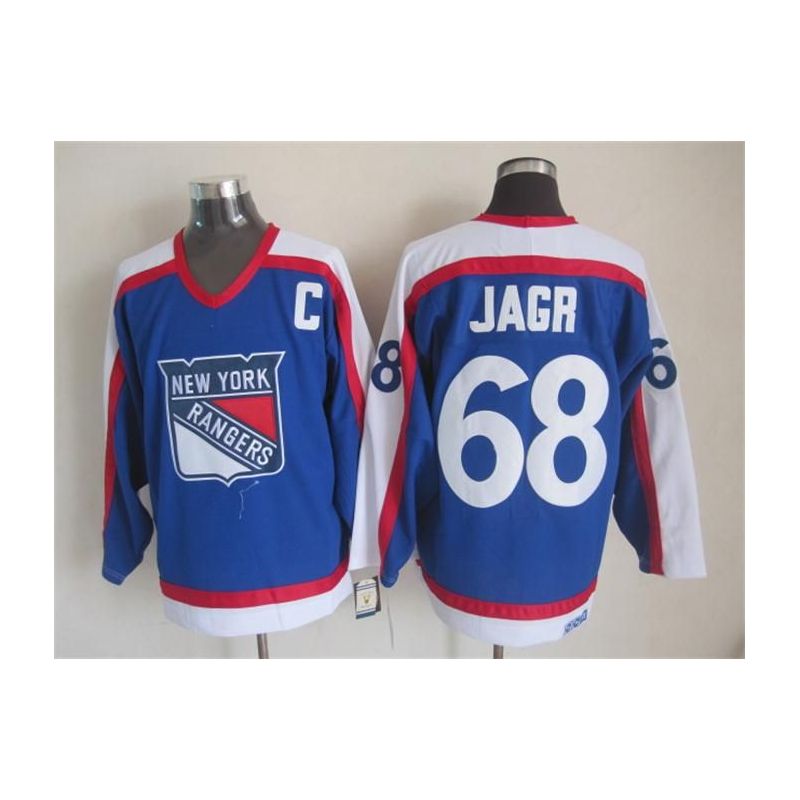 Cheap Jaromir Jagr Rangers Jersey From China Throwback #68