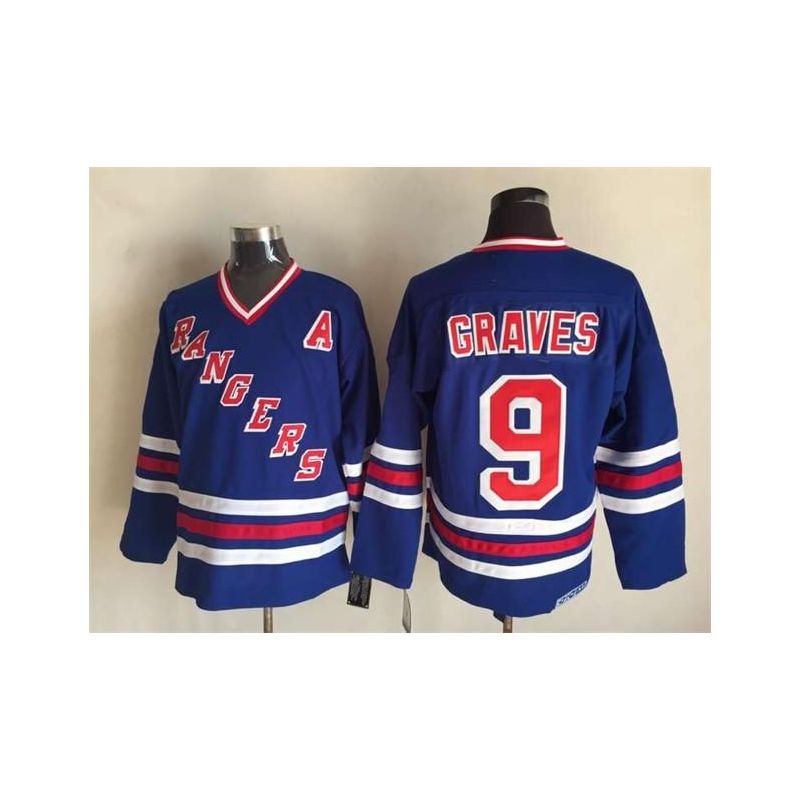 Cheap Adam Graves Rangers Jersey From China Throwback #9