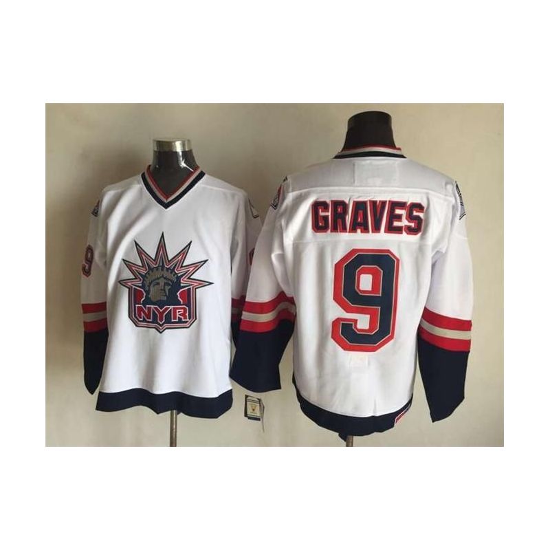 Cheap Adam Graves Rangers Jersey From China Throwback #9