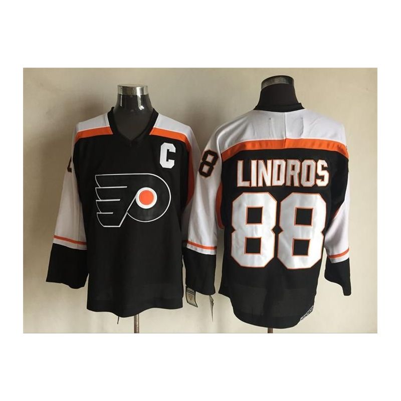 Cheap Eric Lindros Flyers Jersey From China Throwback #88