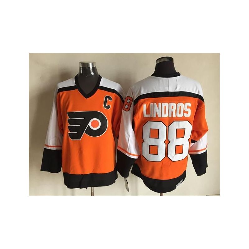 Cheap Eric Lindros Flyers Jersey From China Throwback #88