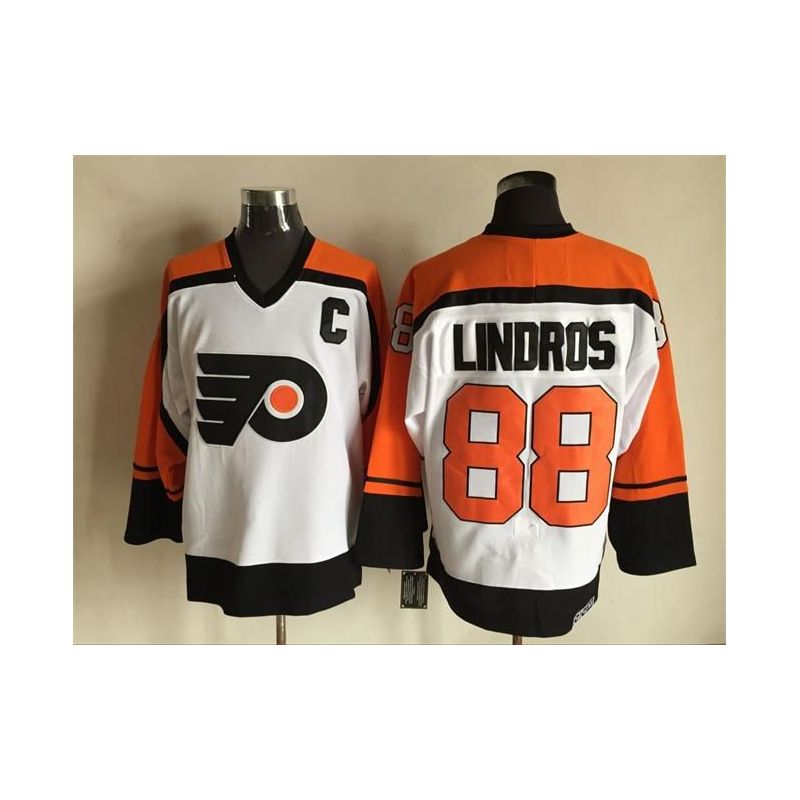 Cheap Eric Lindros Flyers Jersey From China Throwback #88