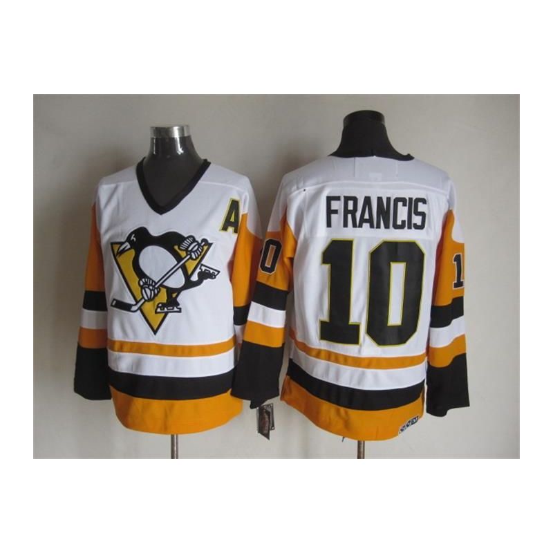 Cheap Ron Francis Penguins Jersey From China Throwback #10