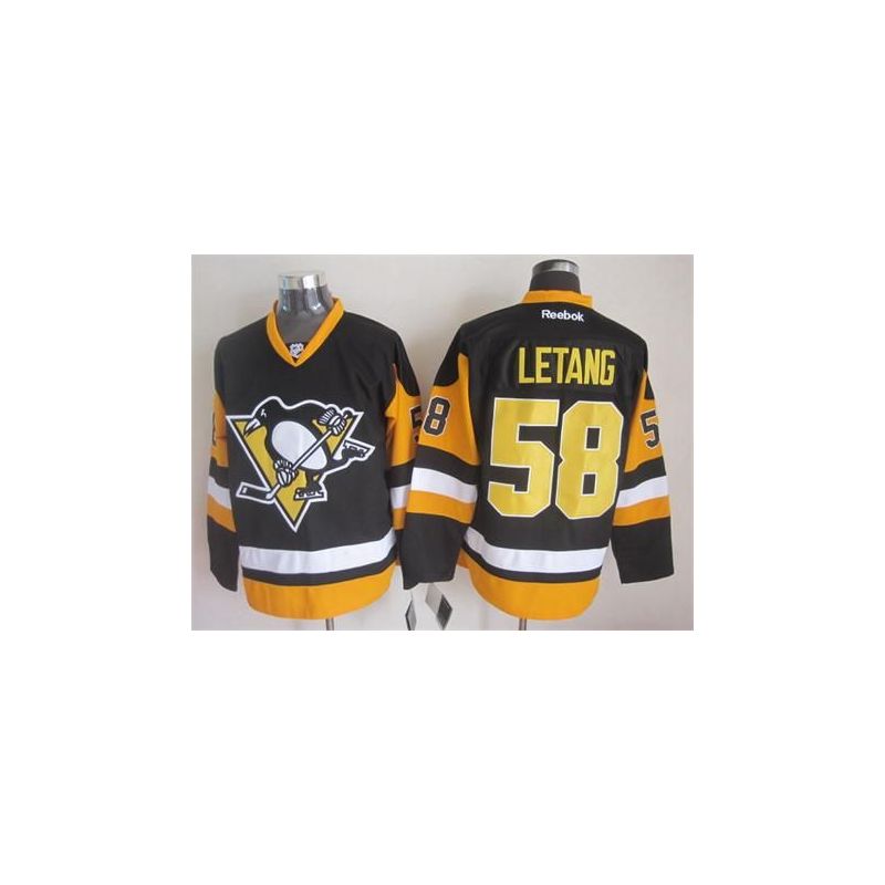 Cheap Kris Letang Penguins Jersey From China Throwback #58