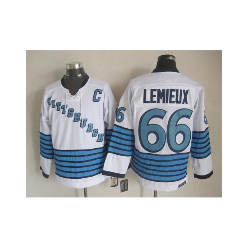 Cheap Mario Lemieux Penguins Jersey From China Throwback #66