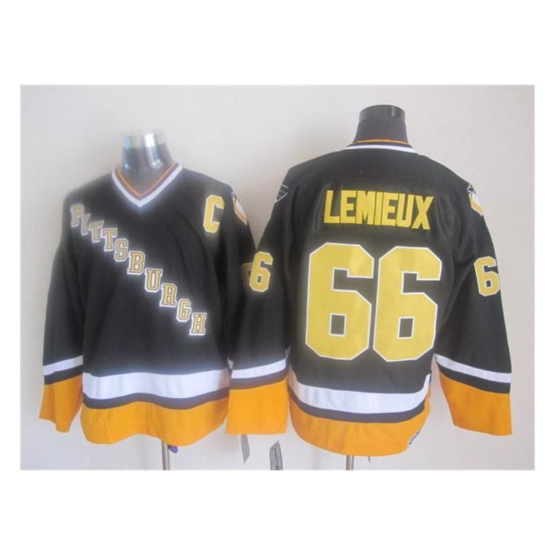 Cheap Mario Lemieux Penguins Jersey From China Throwback #66