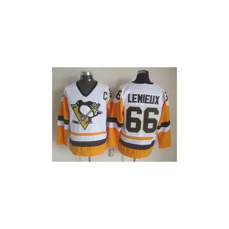 Cheap Mario Lemieux Penguins Jersey From China Throwback #66