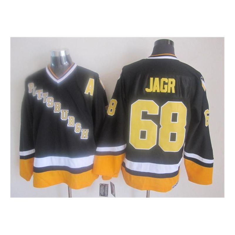 Cheap Jaromir Jagr Penguins Jersey From China Throwback #68