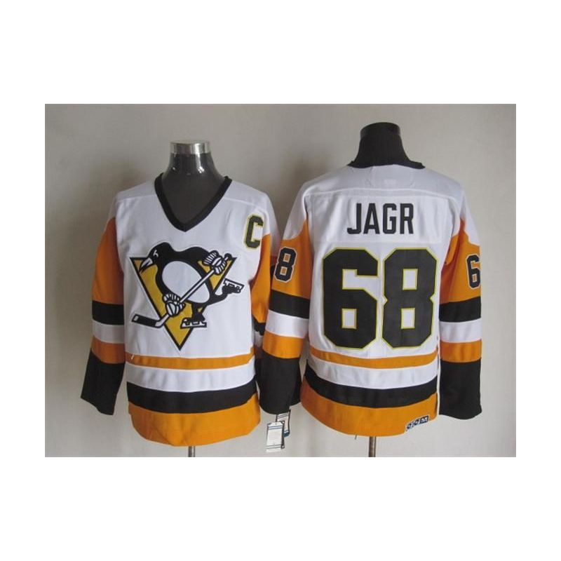 Cheap Jaromir Jagr Penguins Jersey From China Throwback #68