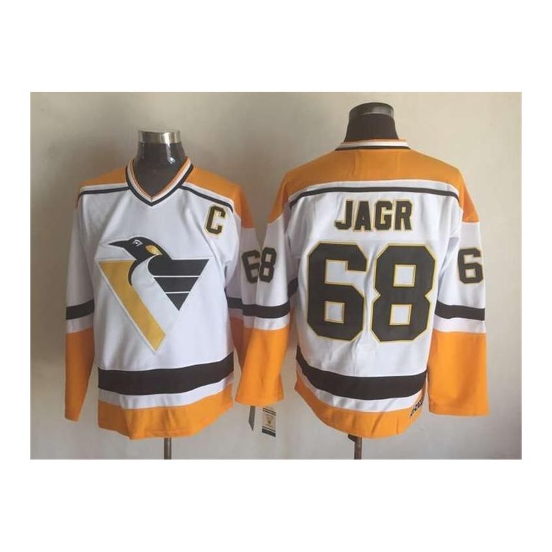 Cheap Jaromir Jagr Penguins Jersey From China Throwback #68