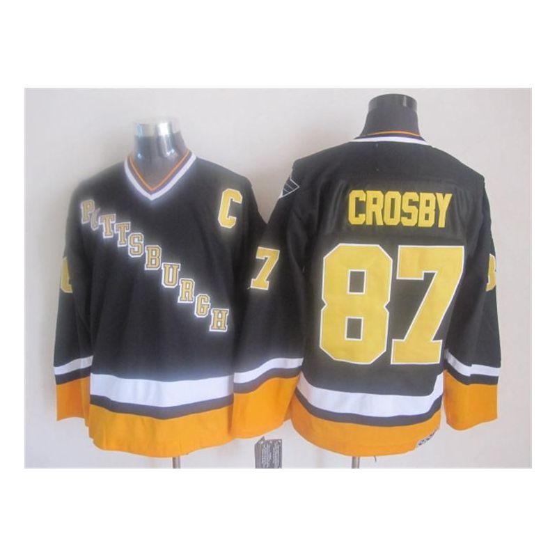 Cheap Sidney Crosby Penguins Jersey From China Throwback #87