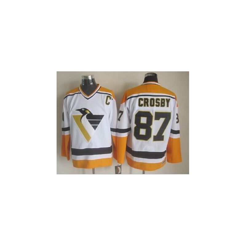 Cheap Sidney Crosby Penguins Jersey From China Throwback #87