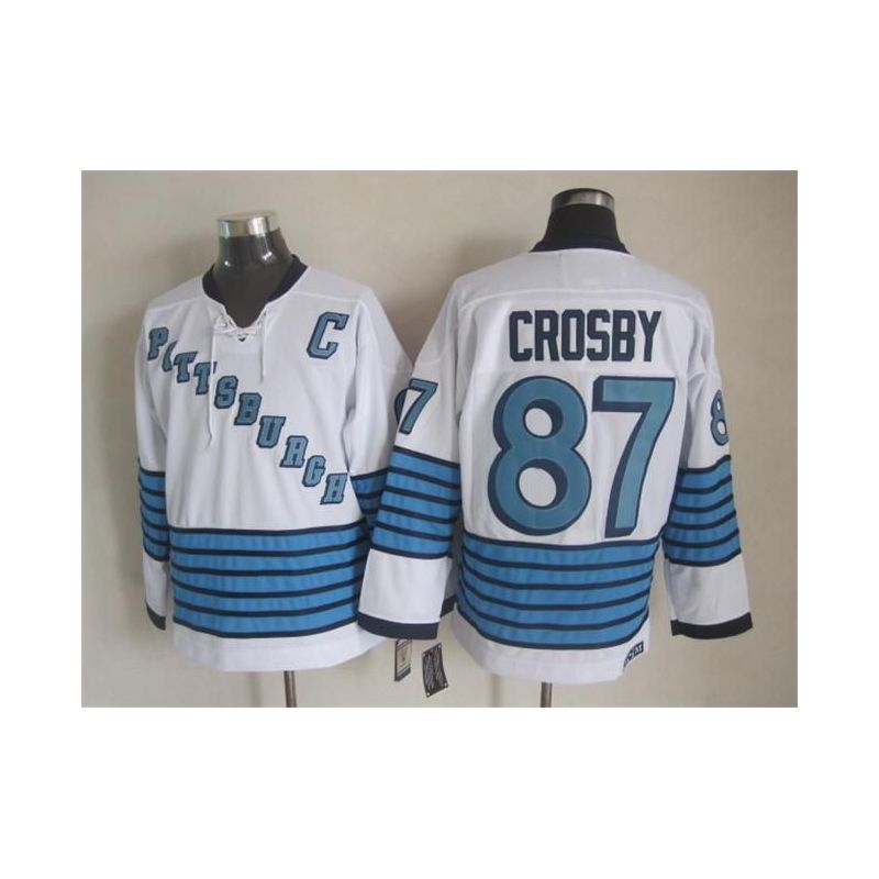 Cheap Sidney Crosby Penguins Jersey From China Throwback #87