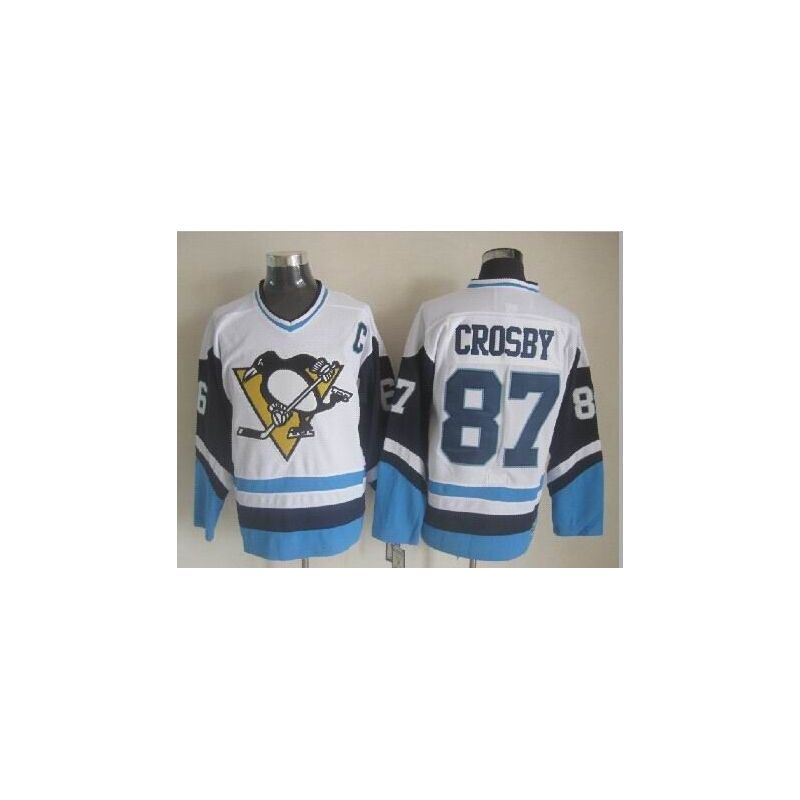 Cheap Sidney Crosby Penguins Jersey From China Throwback #87