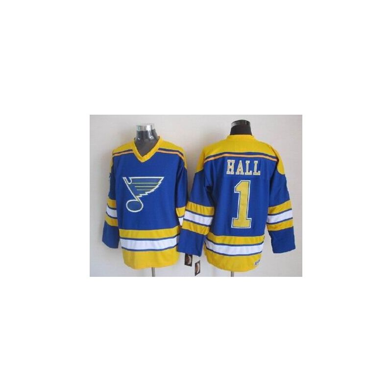 Cheap Glenn Hall Blues Jersey From China Throwback #1