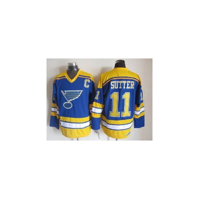 Cheap Brian Sutter Blues Jersey From China Throwback #11