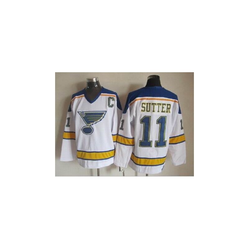 Cheap Brian Sutter Blues Jersey From China Throwback #11