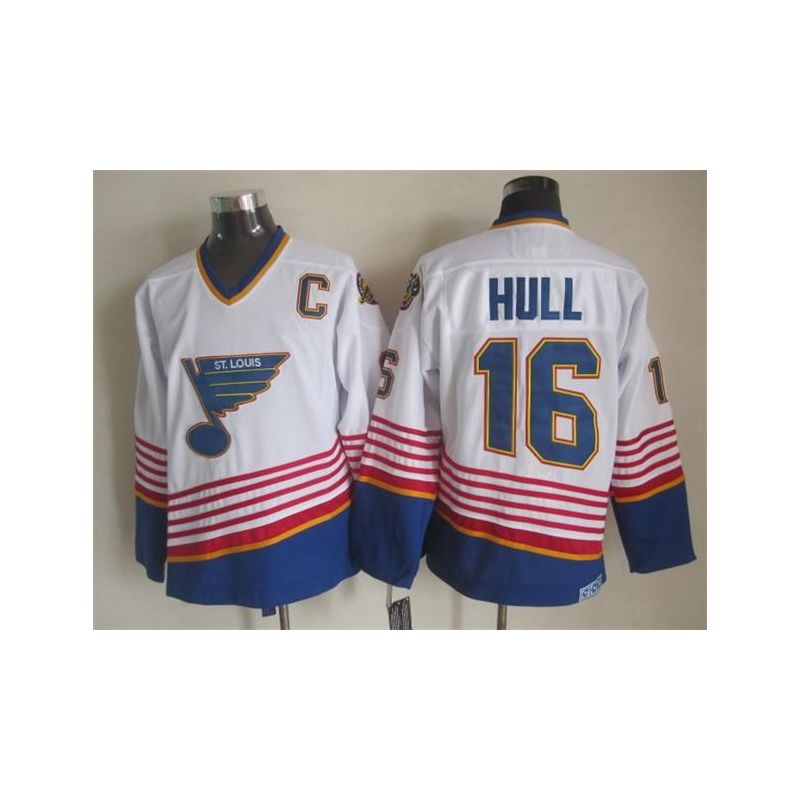 Cheap Brett Hull Blues Jersey From China Throwback #16