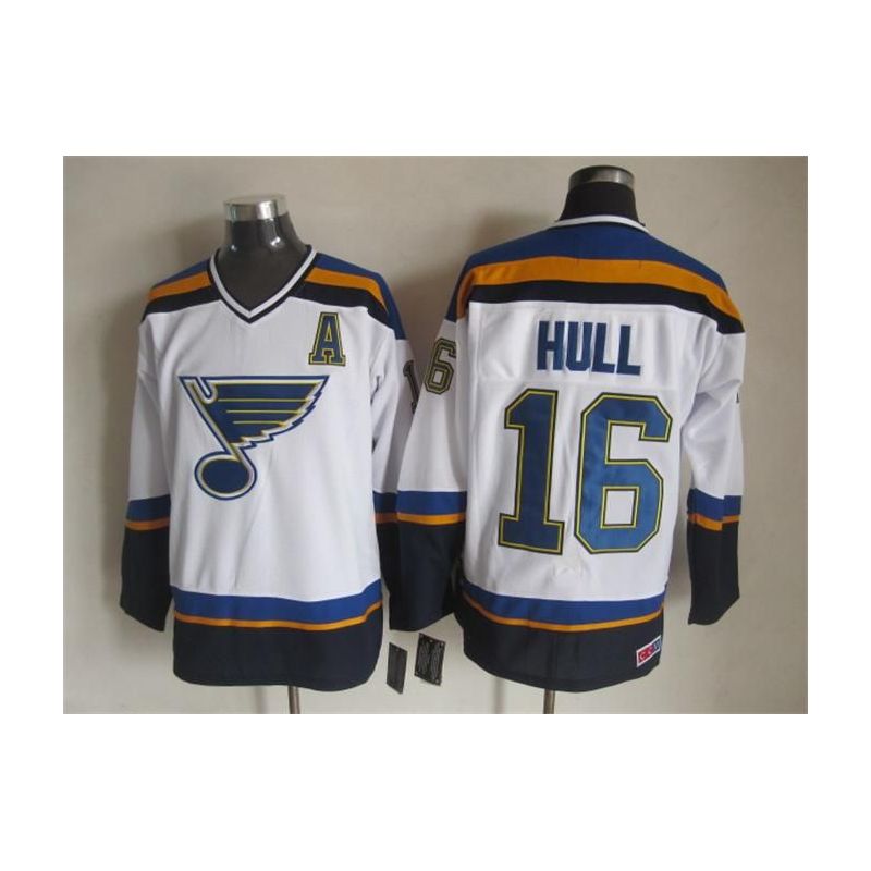 Cheap Brett Hull Blues Jersey From China Throwback #16