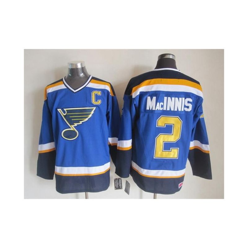 Cheap Al MacInnis Blues Jersey From China Throwback #2