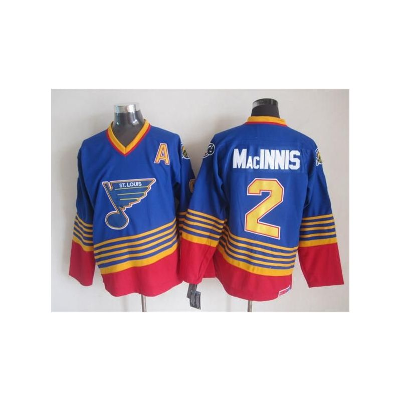 Cheap Al MacInnis Blues Jersey From China Throwback #2