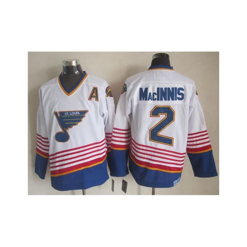 Cheap Al MacInnis Blues Jersey From China Throwback #2