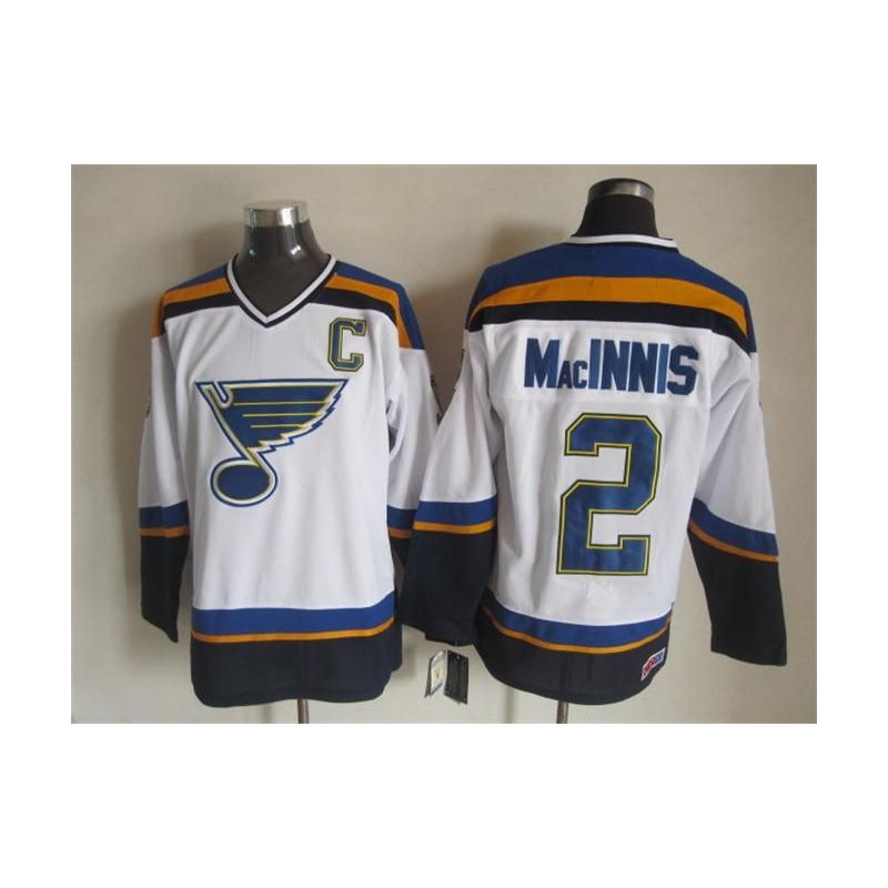 Cheap Al MacInnis Blues Jersey From China Throwback #2