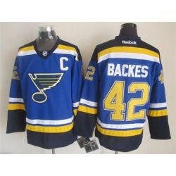 Cheap David Backes Blues Jersey From China Throwback #42