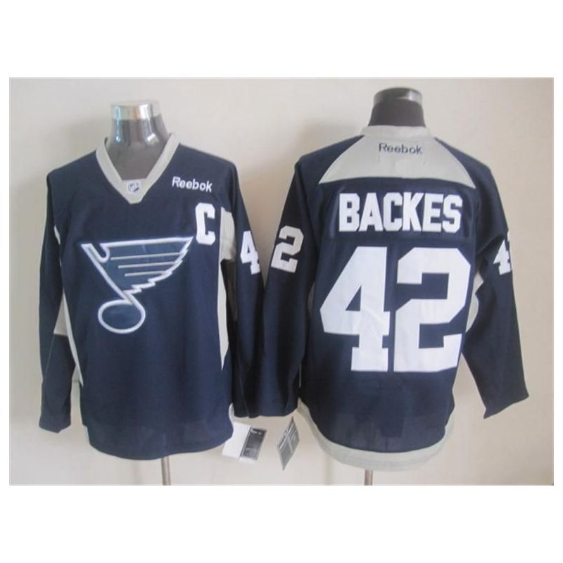 Cheap David Backes Blues Jersey From China Throwback #42