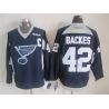 Cheap David Backes Blues Jersey From China Throwback #42