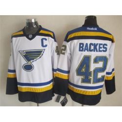 Cheap David Backes Blues Jersey From China Throwback #42