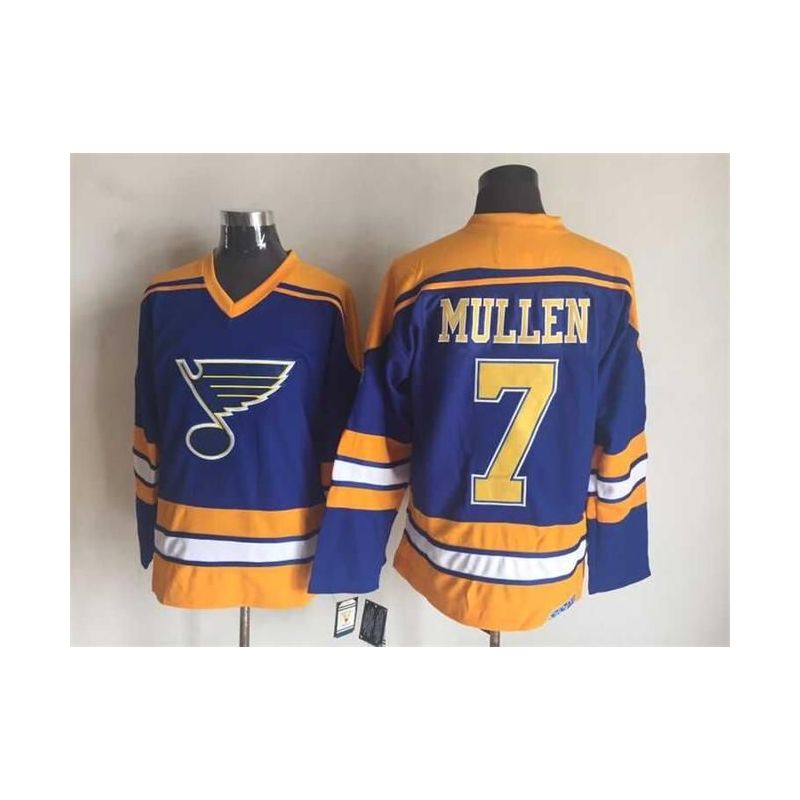 Cheap Joe Mullen Blues Jersey From China Throwback #7