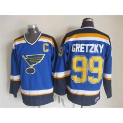 Cheap Wayne Gretzky Blues Jersey From China Throwback #99