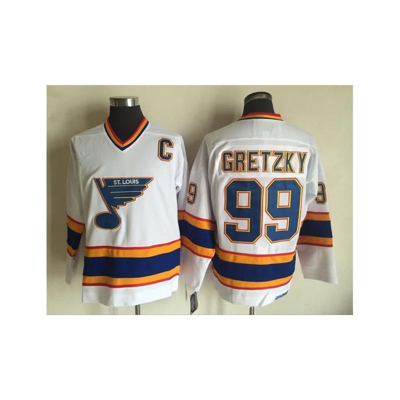 Cheap Wayne Gretzky Blues Jersey From China Throwback #99