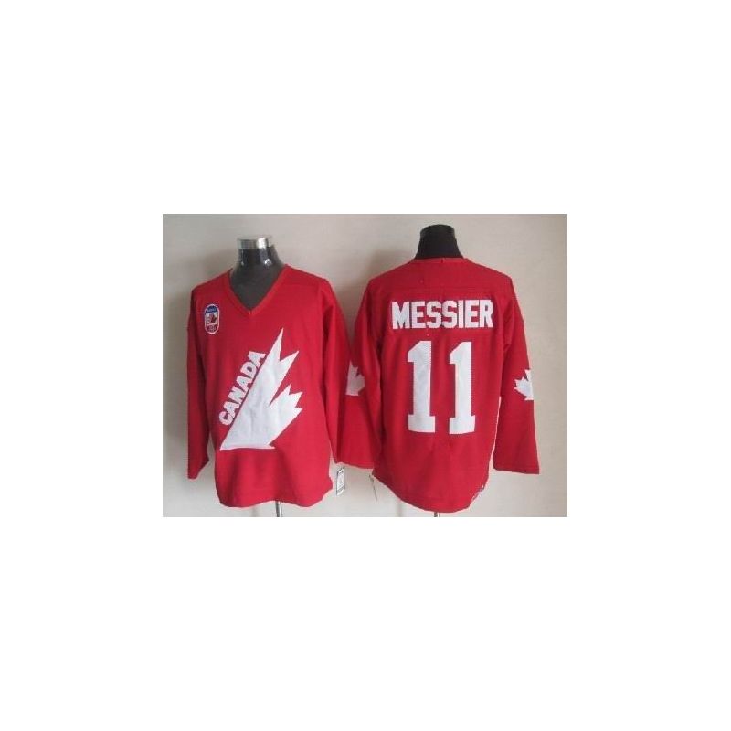 Cheap Mark Messier Olympic Canada Jersey From China Throwback #11