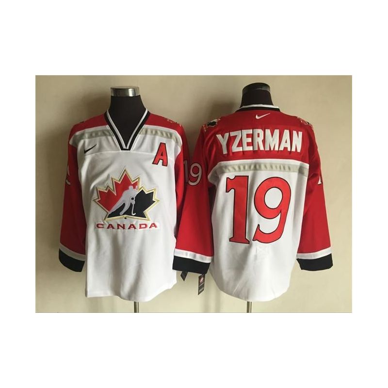 Cheap Steve Yzerman Olympic Canada Jersey From China Throwback #19