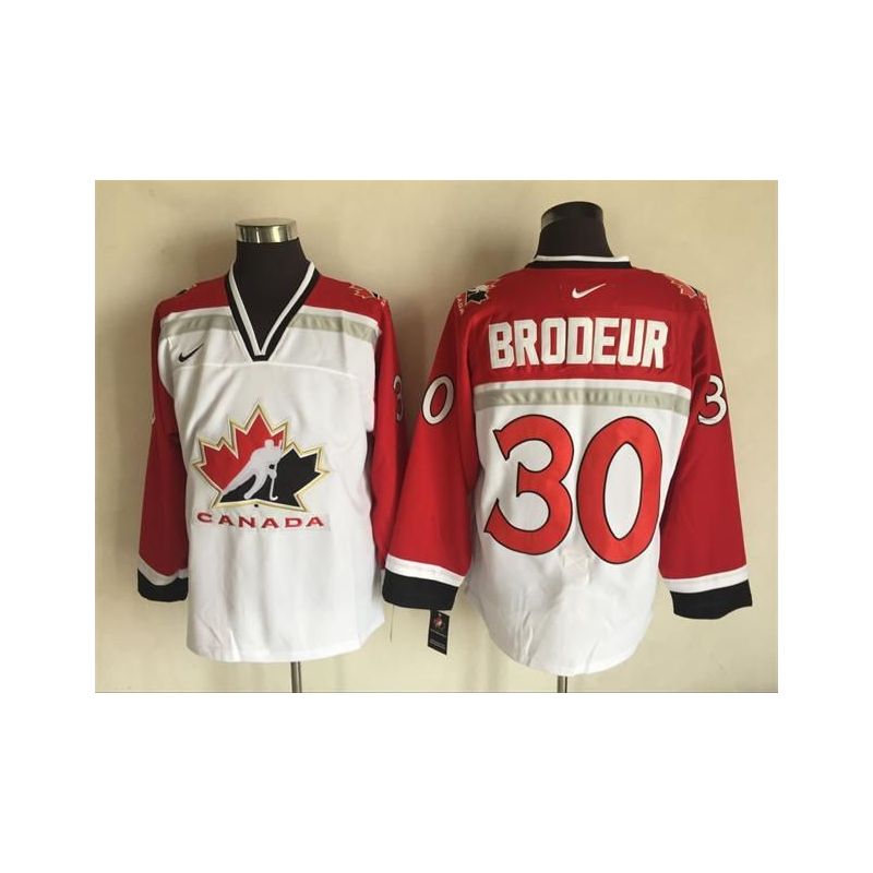 Cheap Martin Brodeur Olympic Canada Jersey From China Throwback #30