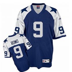 Cheap Tony Romo Cowboys Jersey #9 Blue Thanksgiving From China
