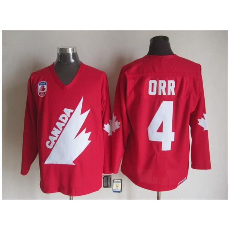 Cheap Bobby Orr Olympic Canada Jersey From China Throwback #4