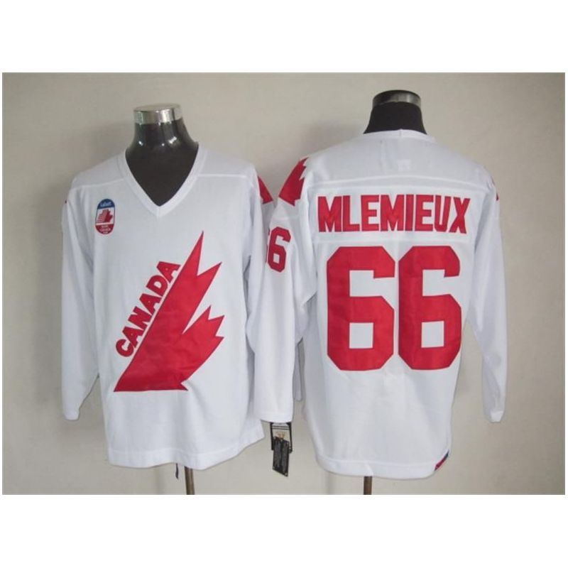 Cheap Mario Lemieux Olympic Canada Jersey From China Throwback #66