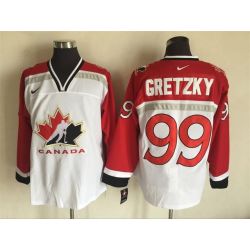 Cheap Wayne Gretzky Olympic Canada Jersey From China Throwback #99