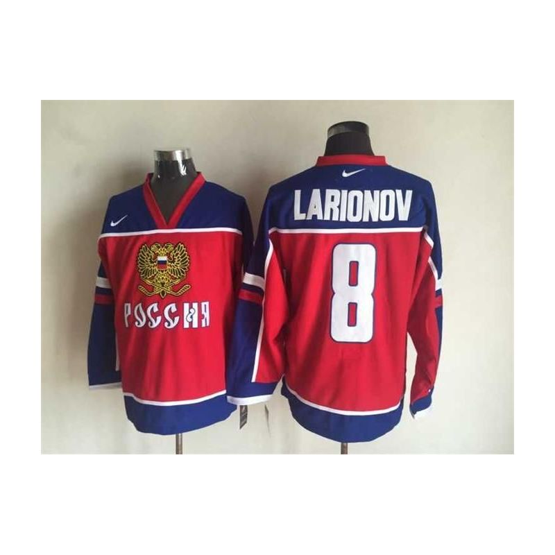 Cheap Igor Larionov Olympic Russia Jersey From China Throwback #8